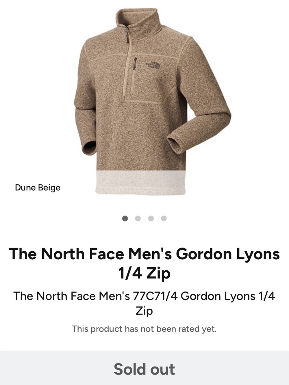 The North Face Men's Quarter-Zip Fleece Pullover - Olive